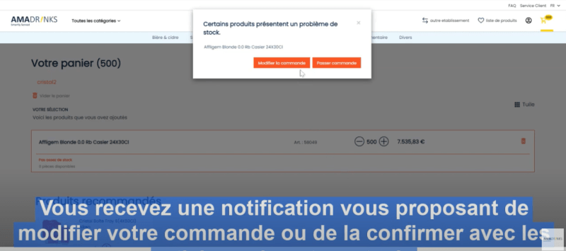 Article pas en stock?